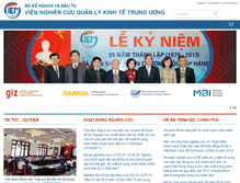 Tablet Screenshot of ciem.org.vn